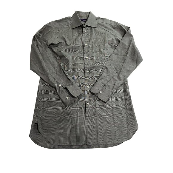 Ralph Lauren Purple Label Shirt in Black White